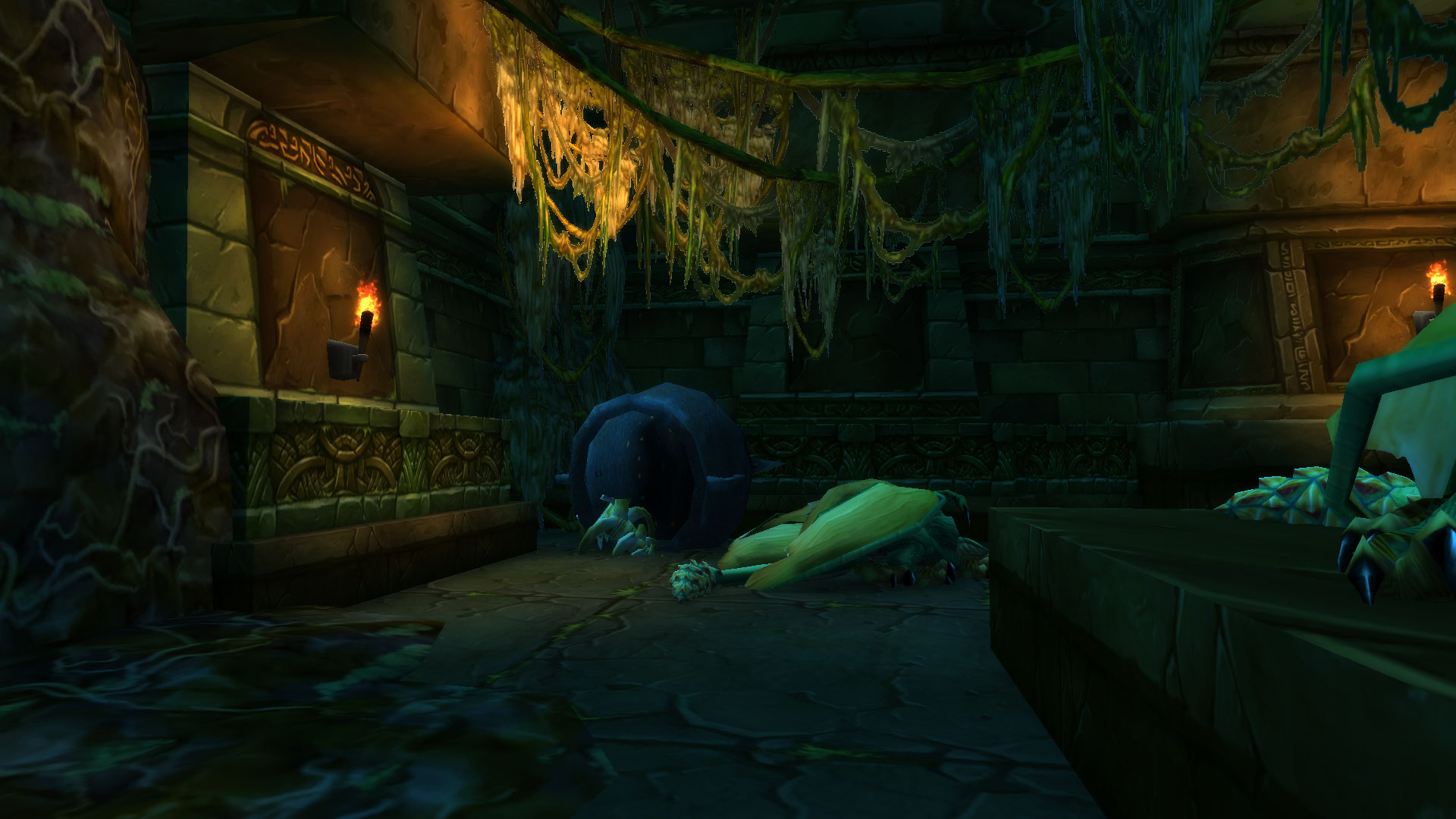 Sunken Temple Statues Puzzle: Turning Dragon Statues to Summon the Shade of Eranikus